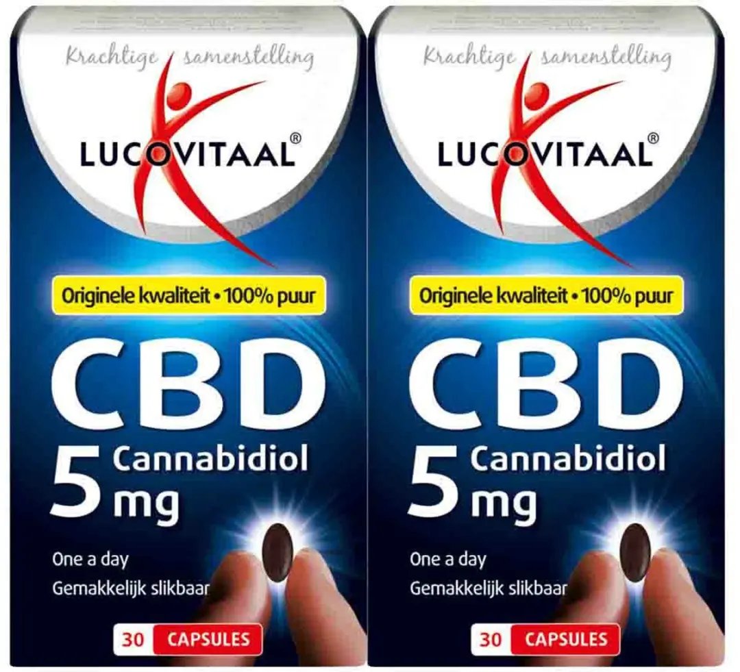 Lucovitaal CBD 5mg Capsules - 60 Stuks