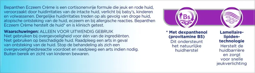Bepanthen Eczeem Crème 50g - Dexpanthenol