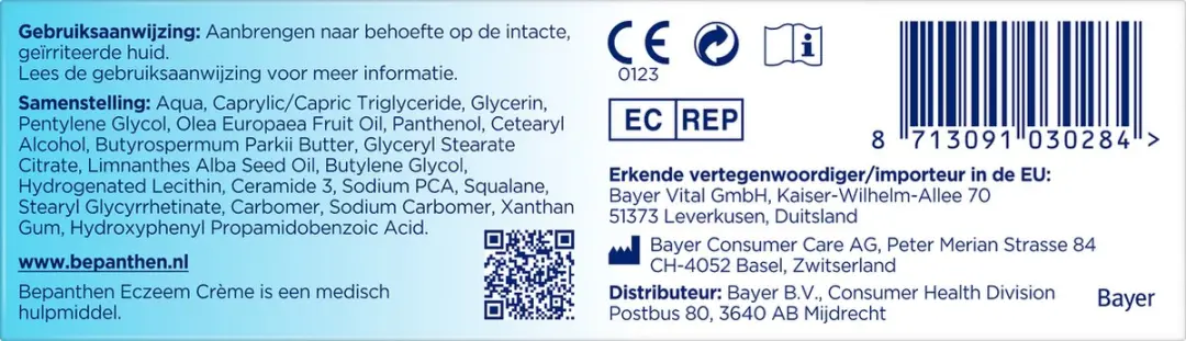 Bepanthen Eczeem Crème 50g - Dexpanthenol