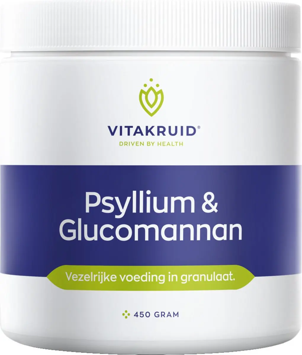 Vitakruid Psyllium & Glucomannan 450g - afbeelding 6 van 6