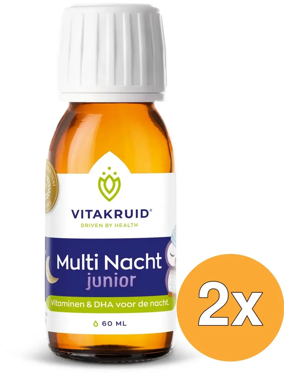 Vitakruid Multi Nacht Junior 120ml (2x60ml)