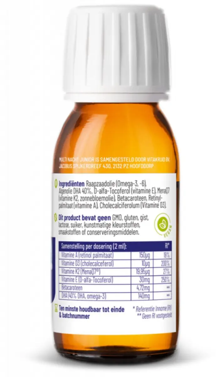 Vitakruid Multi Nacht Junior 120ml (2x60ml)