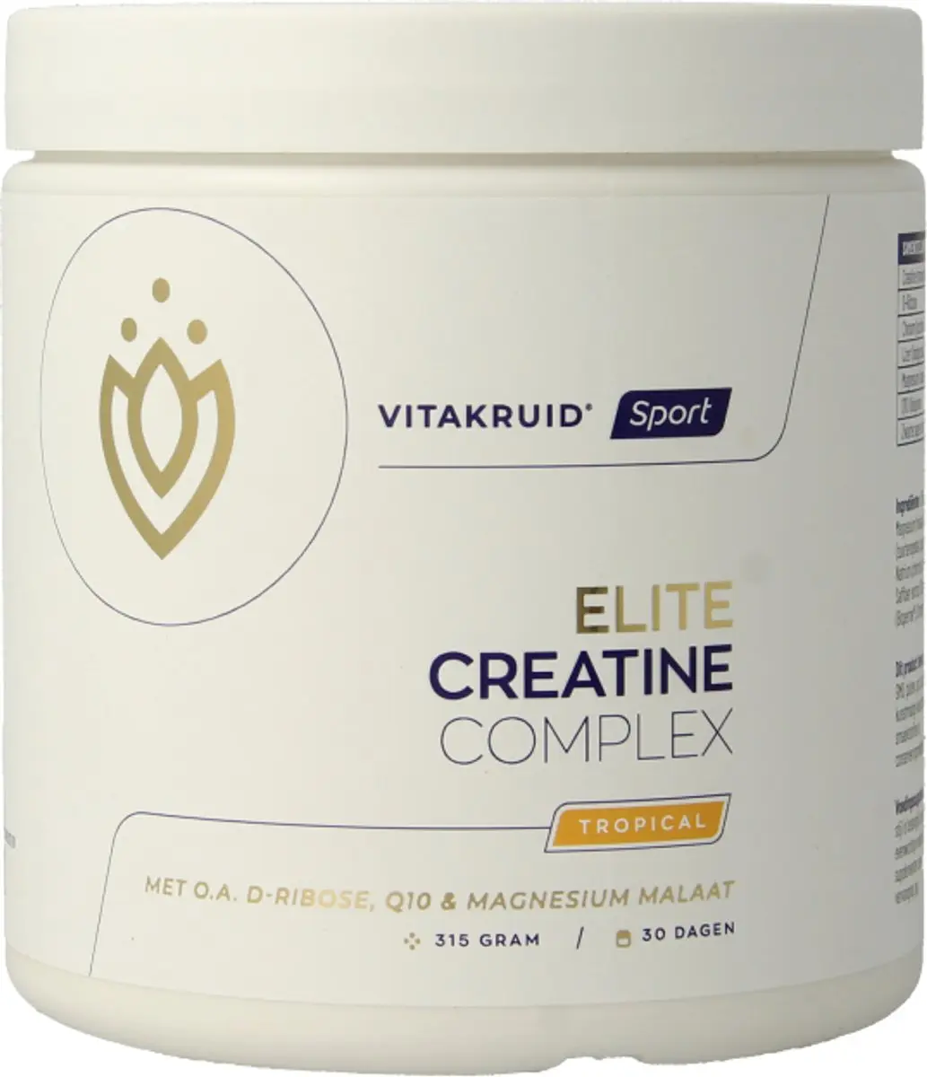 Vitakruid Elite Creatine Complex D-Ribose Q10 Magnesium 315g