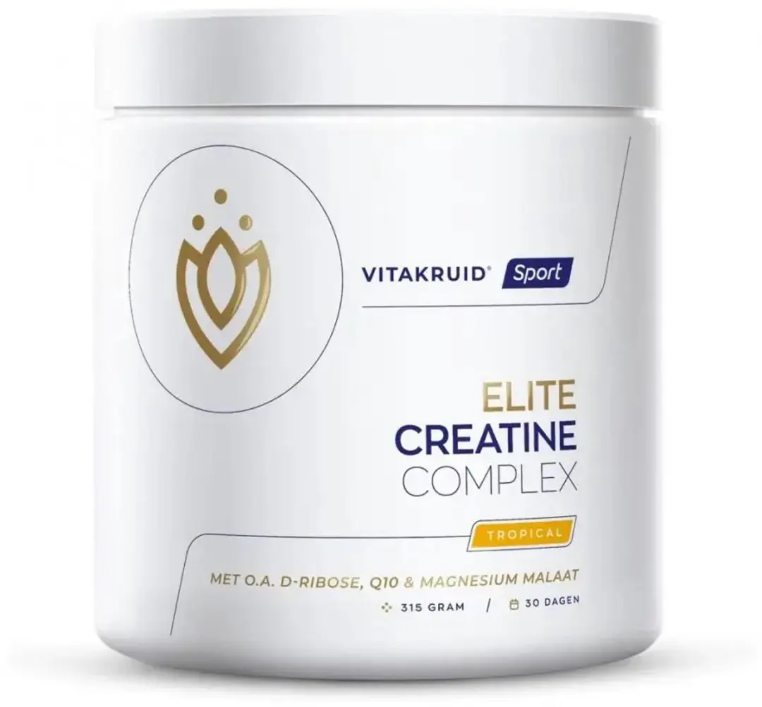 Vitakruid Elite Creatine Complex D-Ribose Q10 Magnesium 315g - afbeelding 6 van 6