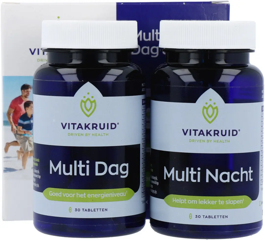 Vitakruid Multi Dag & Nacht 60 Tabletten