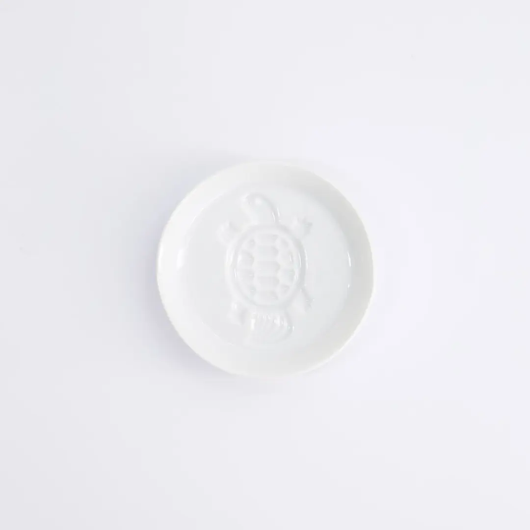 Tokyo Design Studio Embossed Turtle Sausschaaltje 8,2cm - Blauw