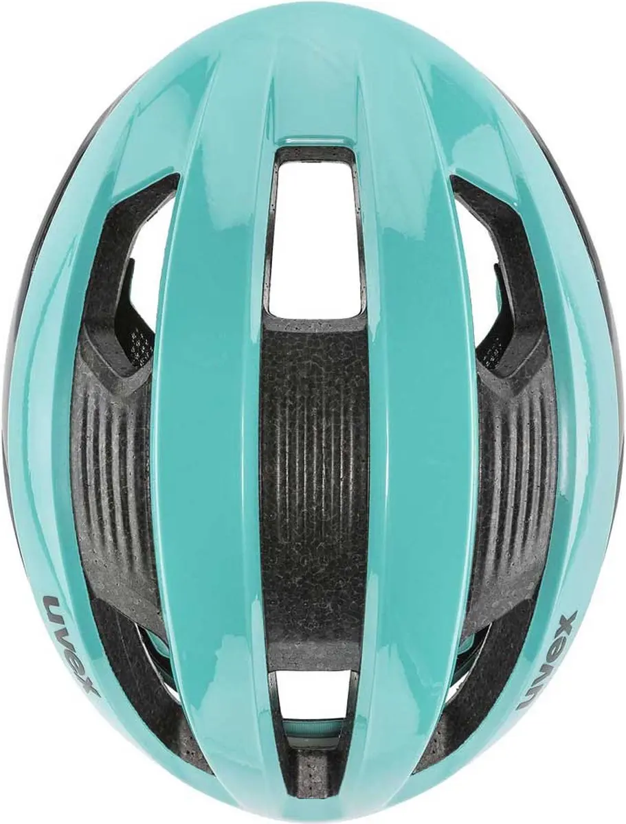 Uvex Rise CC Fietshelm - 52-56cm - Aqua/Black Mat