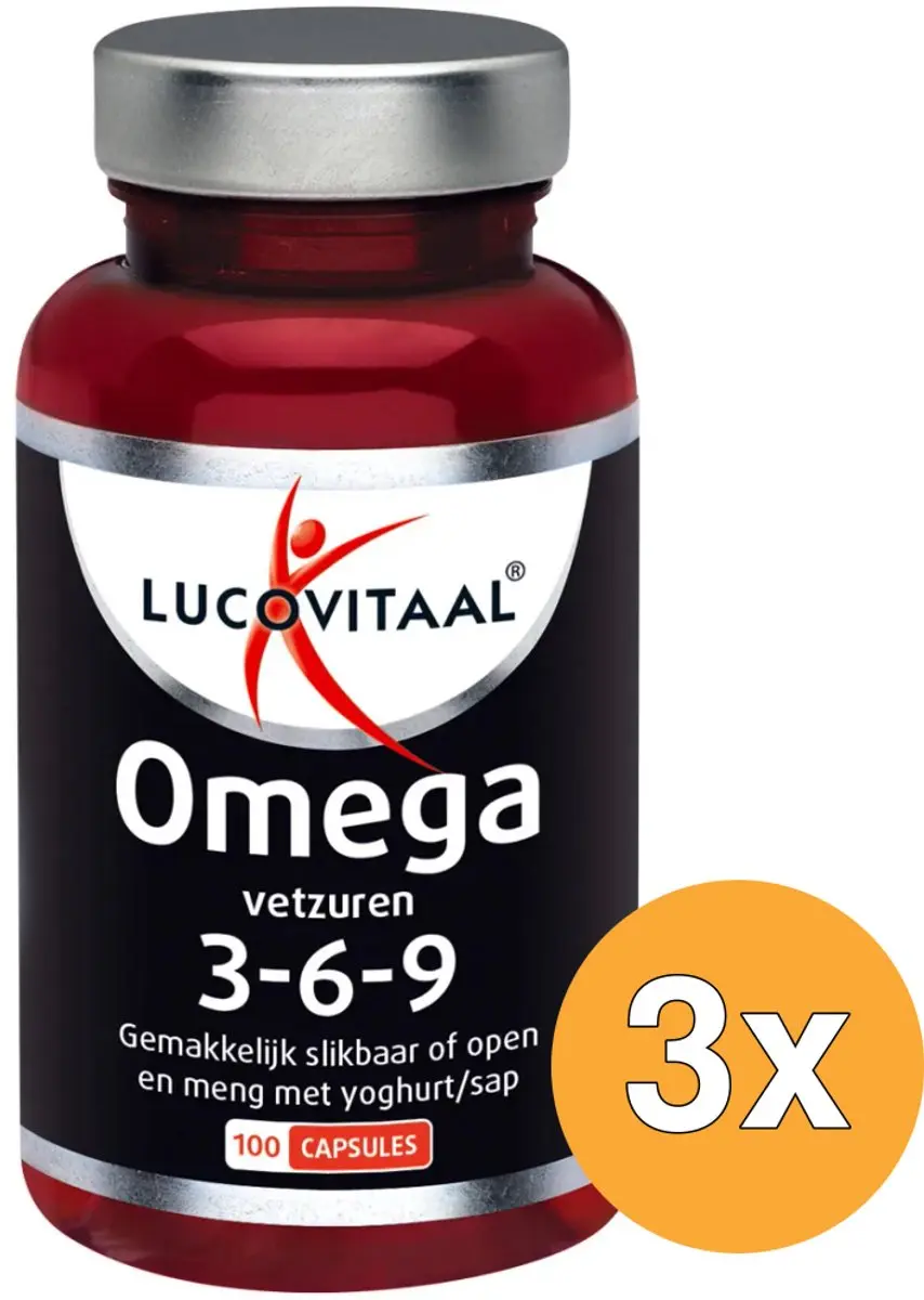 Lucovitaal Omega 3-6-9 Vetzuren 600 Capsules