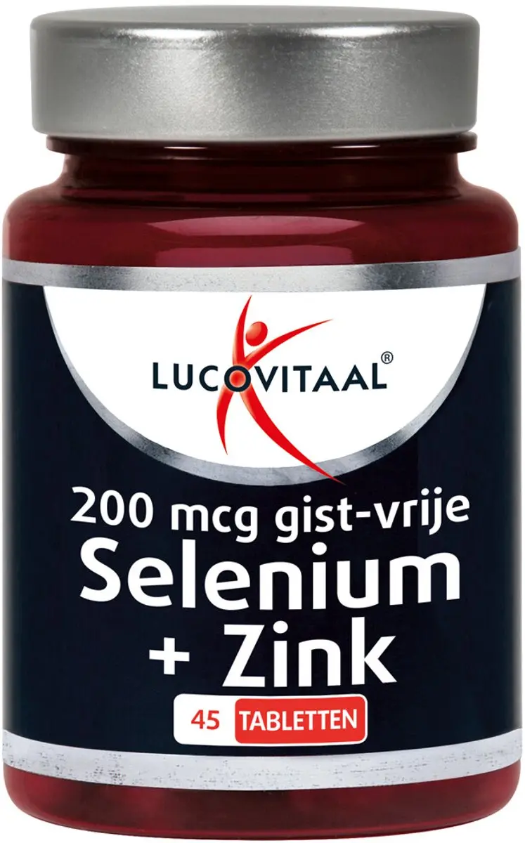 Lucovitaal Selenium & Zink 200mcg Gistvrij - 135 tabletten