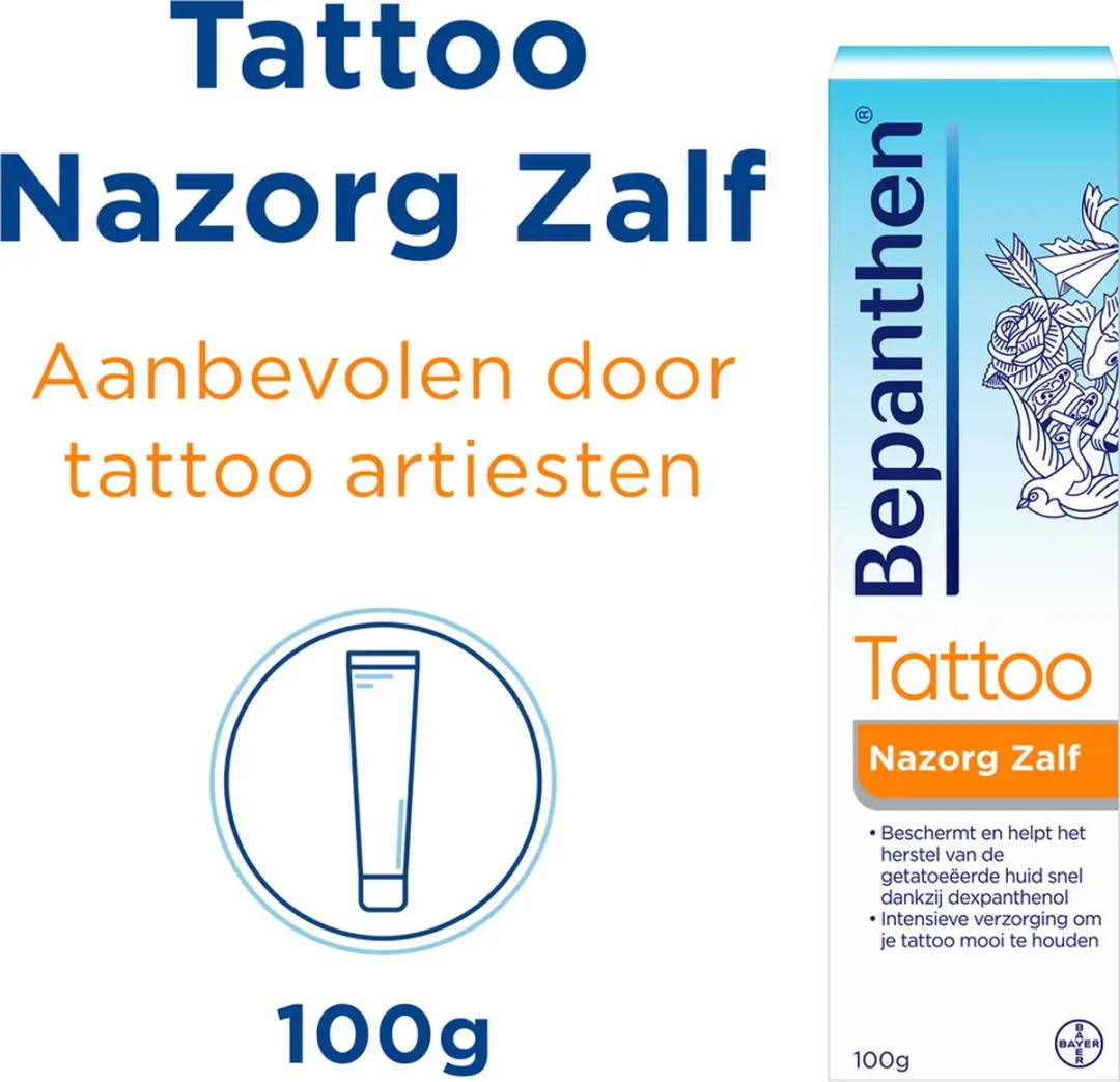 Bepanthen Tattoo Nazorg Zalf 100g
