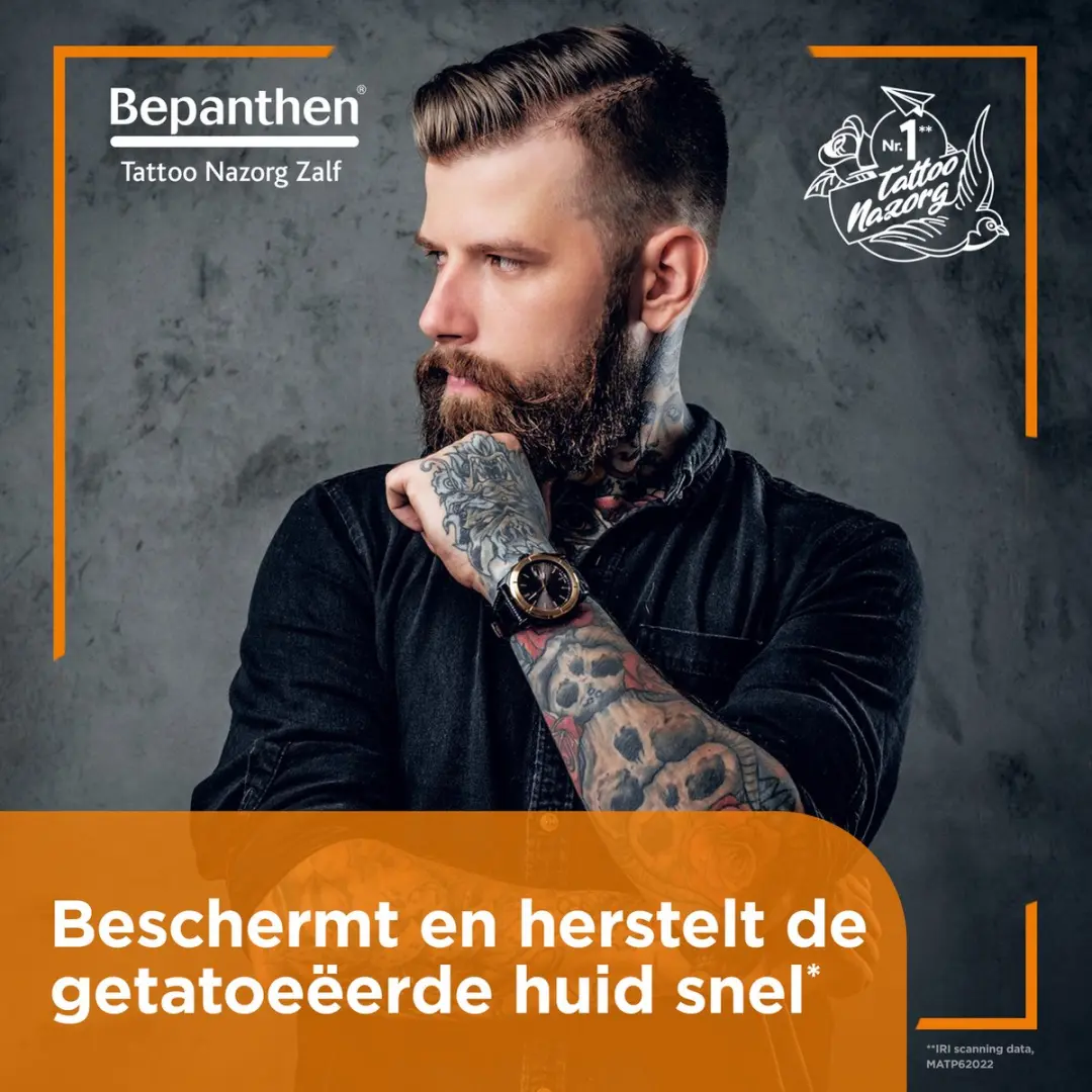 Bepanthen Tattoo Nazorg Zalf 100g - afbeelding 6 van 6