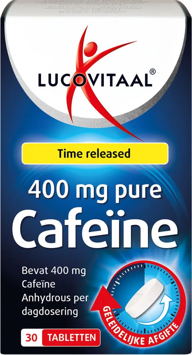 Lucovitaal Pure Cafeïne 400mg