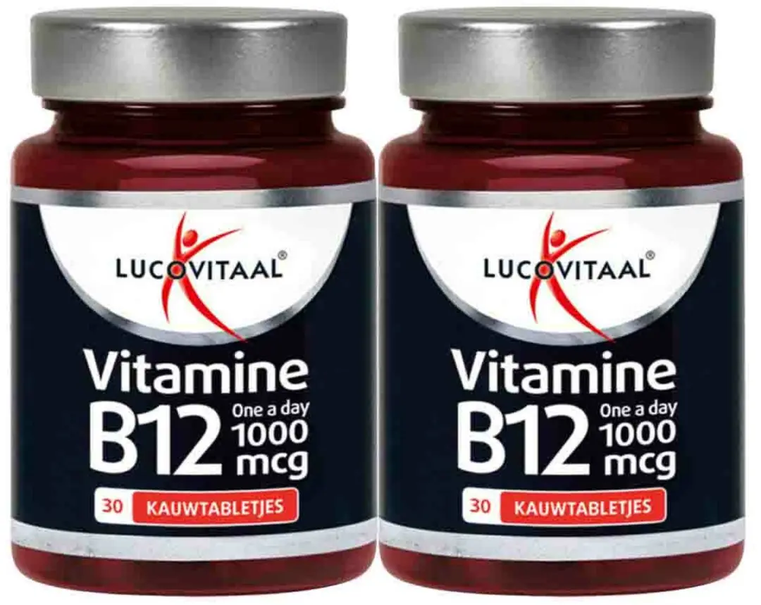 Lucovitaal Vitamine B12 1000mcg Kauwtabletten - 60 Stuks