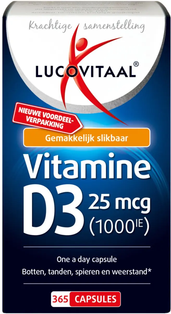 Lucovitaal Vitamine D3 25mcg - 365 Capsules x3 - afbeelding 6 van 6