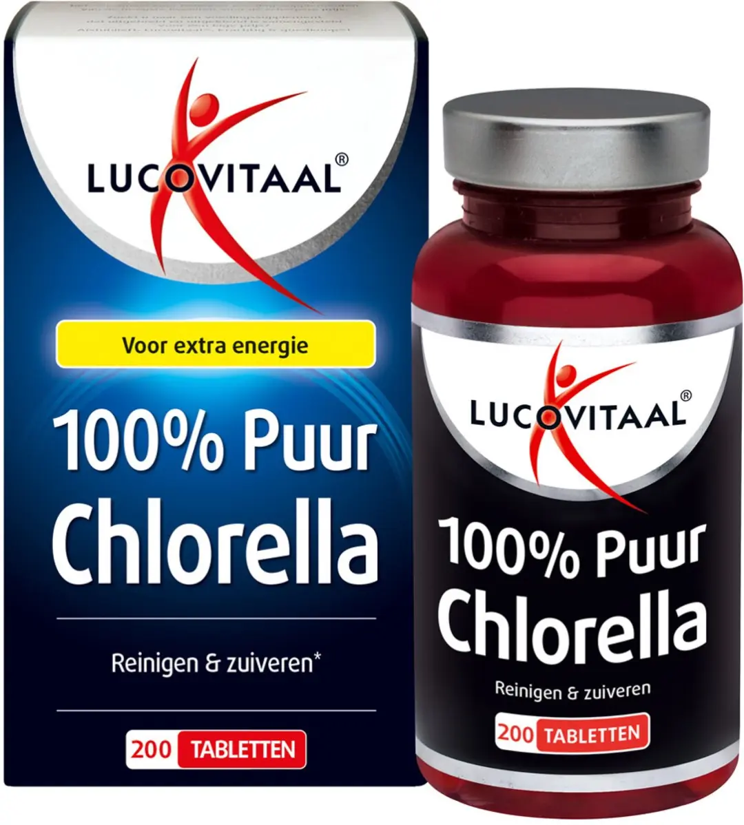 Lucovitaal Chlorella Puur 600g - 3x200 Tabletten