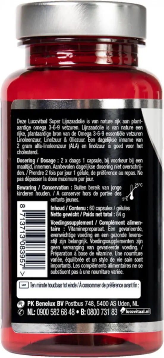 Lucovitaal Lijnzaadolie 60ml
