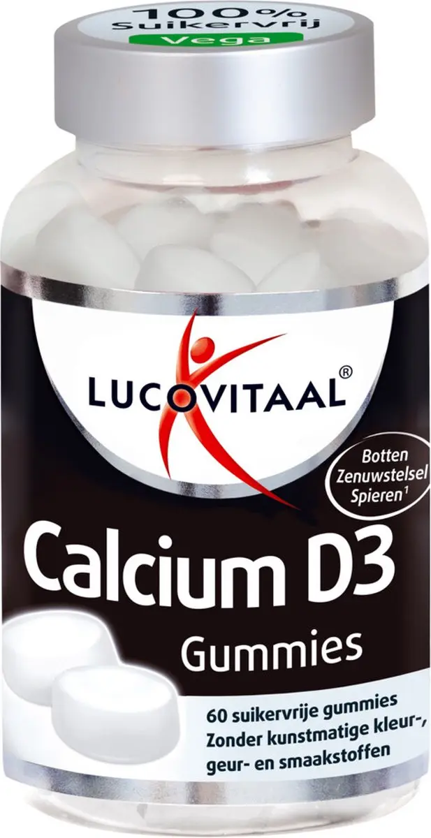 Lucovitaal Calcium D3 Gummies - 120 Stuks (2x60)