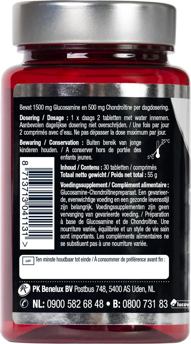 Lucovitaal Glucosamine Chondrotine 1500/500mg - 30 tabletten