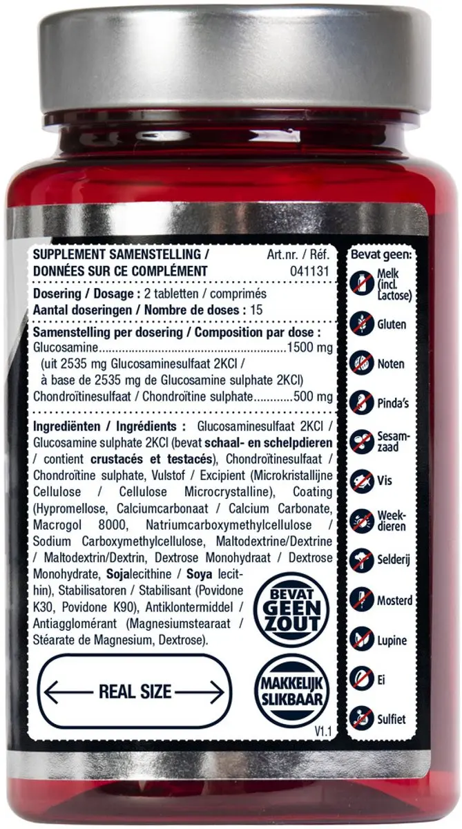 Lucovitaal Glucosamine Chondrotine 1500/500mg - 30 tabletten