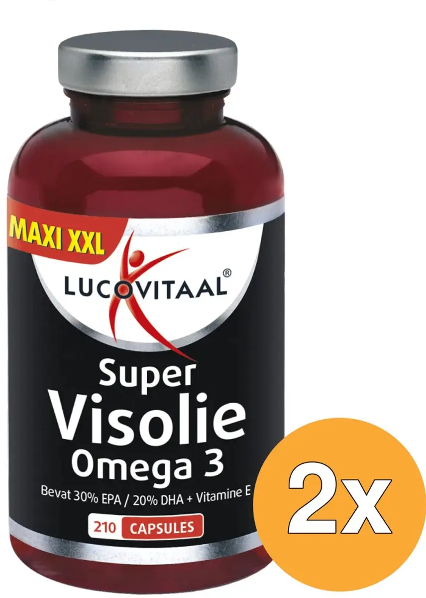 Lucovitaal Super Omega 3 Visolie 210 Stuks