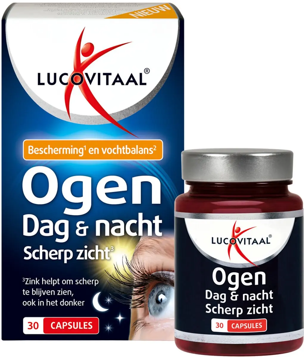 Lucovitaal Ogen Dag & Nacht Scherp Zicht - 60 Capsules