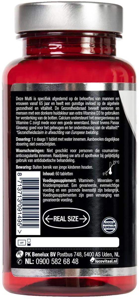 Lucovitaal Multi A-Z 65+ - 180 Tabletten