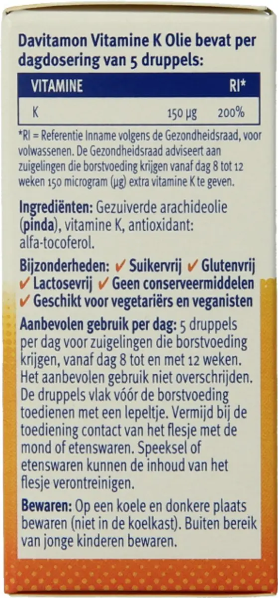 Davitamon Vitamine K Olie 10ml