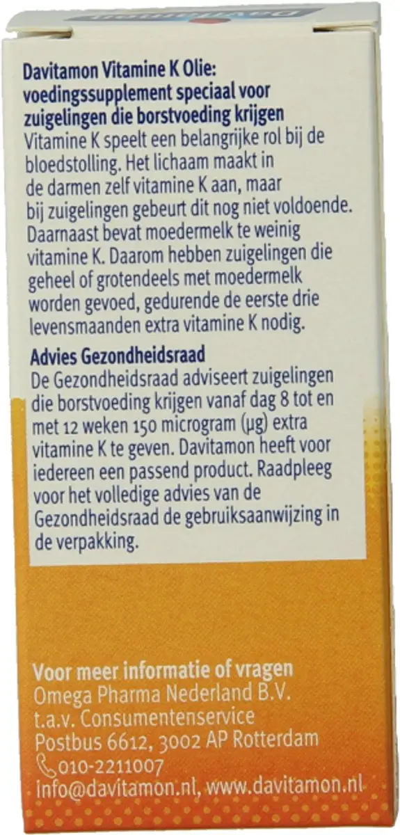Davitamon Vitamine K Olie 10ml