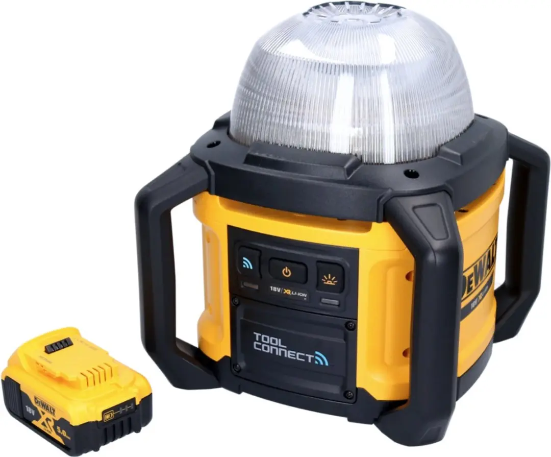 DeWalt DCL074 Oplaadbare Bouwplaatsschijnwerper 18V 5000lm