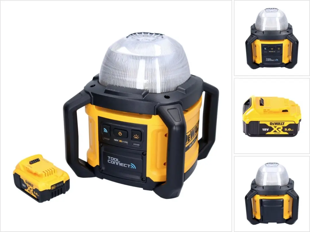 DeWalt DCL074 Oplaadbare Bouwplaatsschijnwerper 18V 5000lm