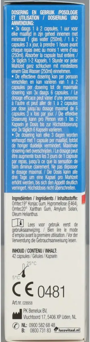 Lucovitaal Obesimed Forte - 84 Capsules
