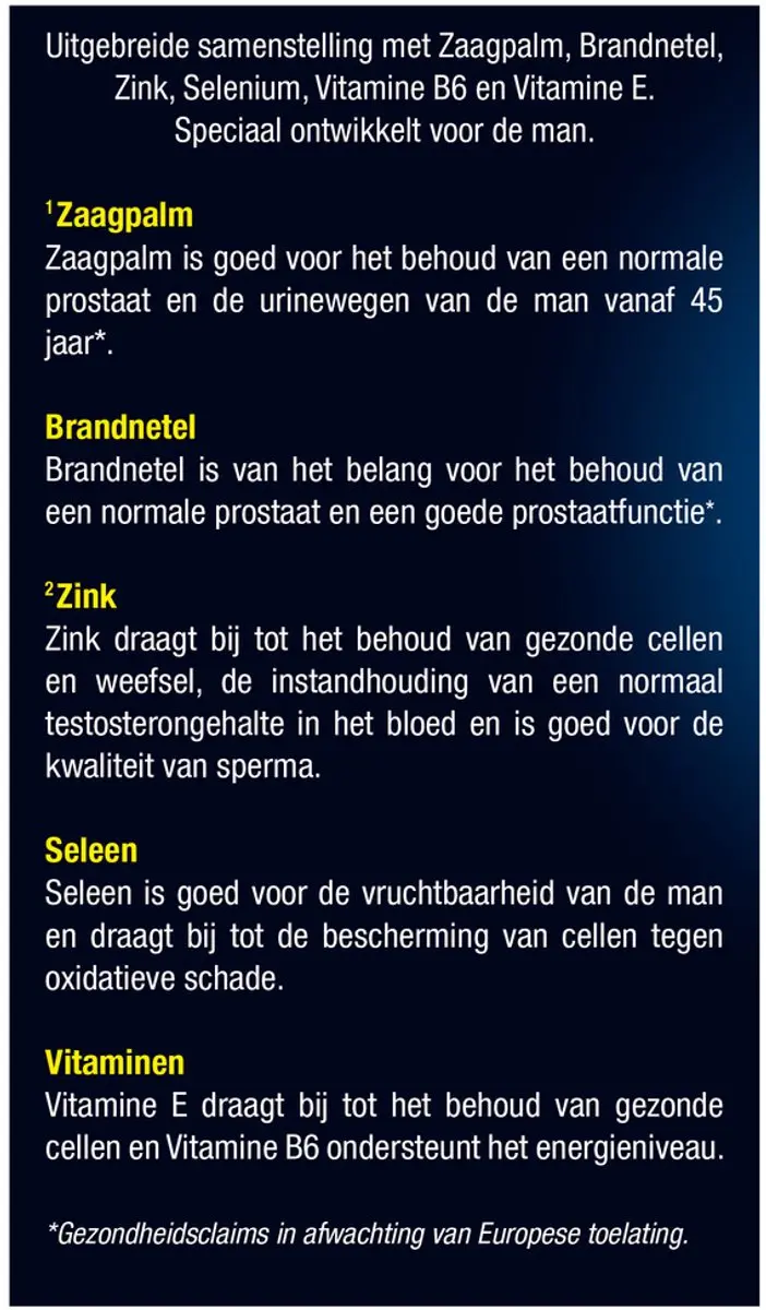 Lucovitaal Prostaat Comfort Capsules 60 Stuks