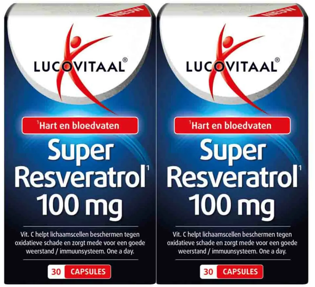 Lucovitaal Super Resveratrol 100mg - 60 Capsules