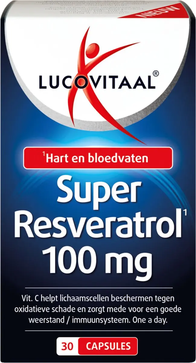 Lucovitaal Super Resveratrol 100mg - 60 Capsules