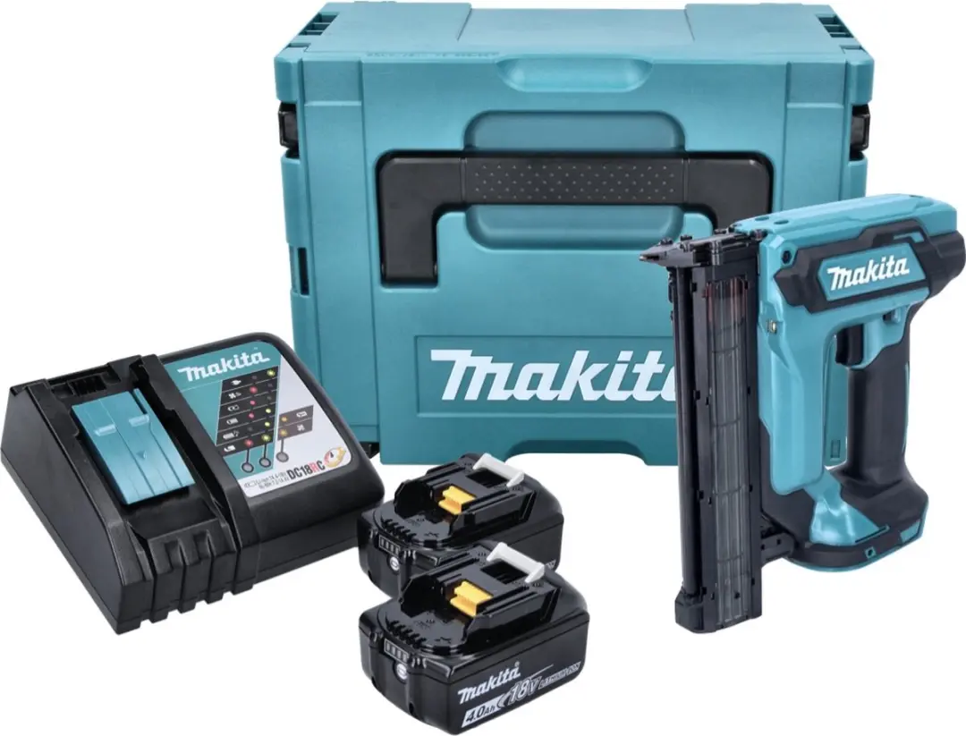 Makita DFN350RMJ Accu Spijkermachine 18V - 2x 4.0Ah + Lader + Makpac