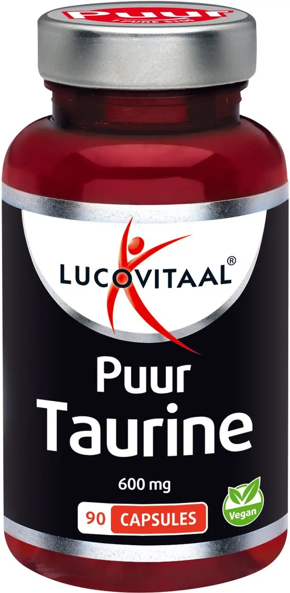 Lucovitaal Taurine Puur 600mg - 90 Capsules