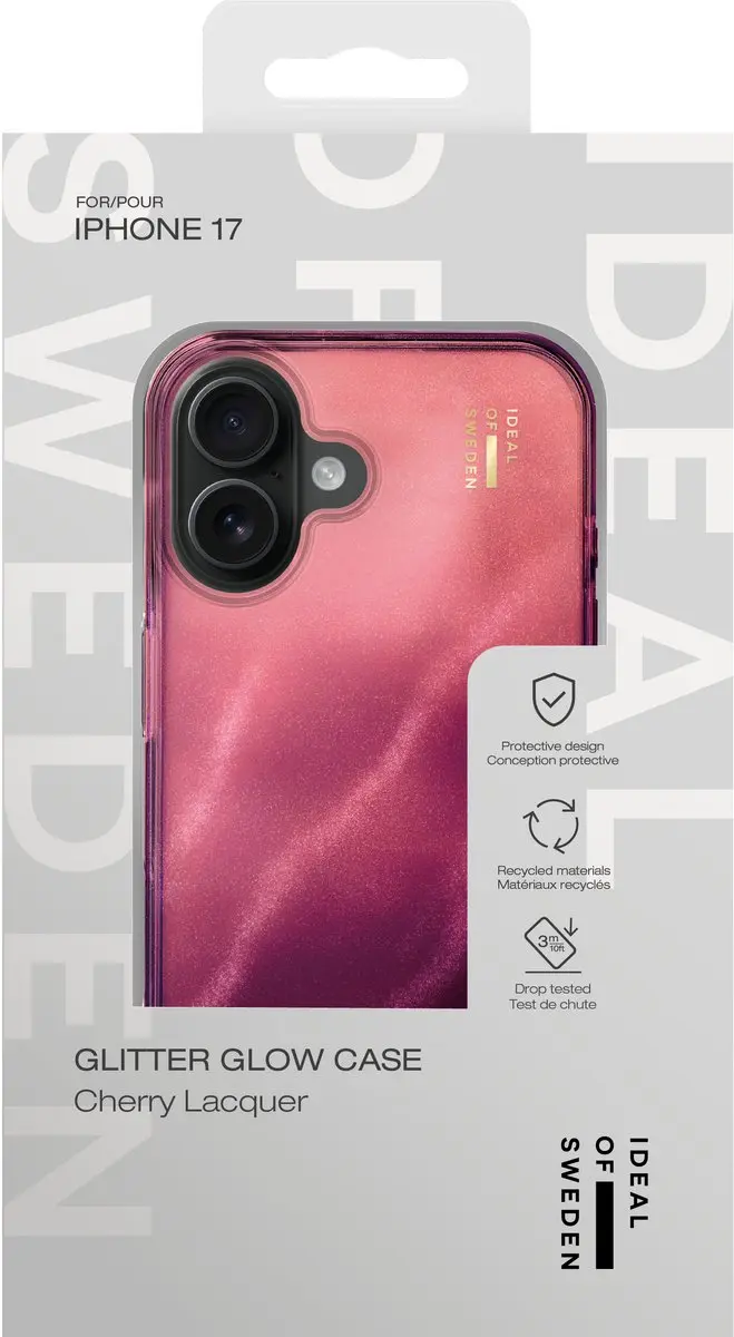 iDeal of Sweden Clear Case iPhone 17 - Mid Cherry Lacquer - afbeelding 2 van 4