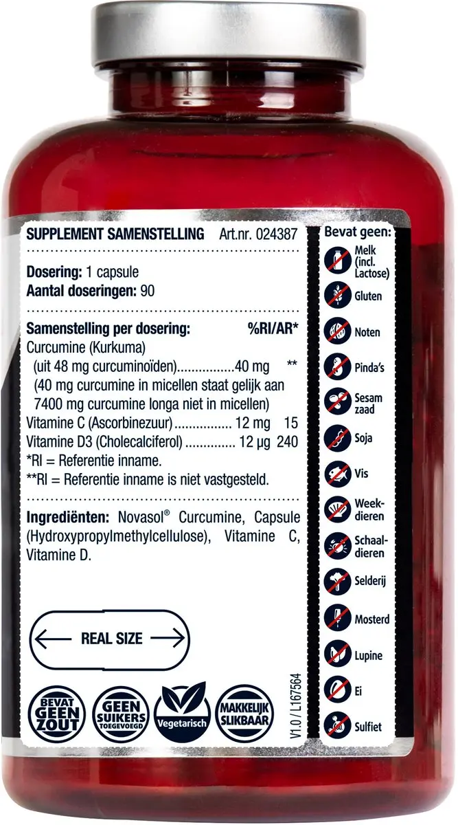 Lucovitaal Super Curcumine X-tra Krachtig - 90 Capsules