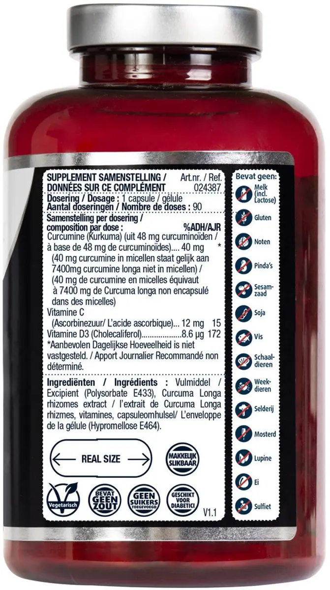 Lucovitaal Super Curcumine X-tra Krachtig - 90 Capsules
