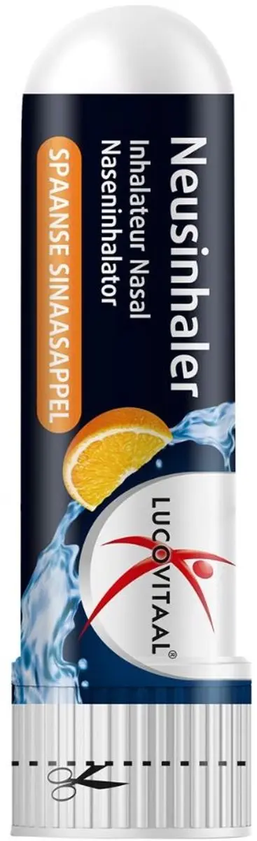 Lucovitaal Neusinhaler Spaanse Sinaasappel 1g
