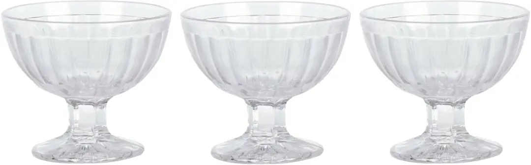 Excellent Houseware IJs Serveerschalen 200ml - 12 Stuks - Transparant