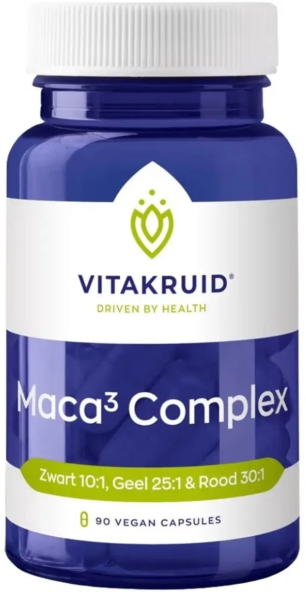 Vitakruid Maca 3 Complex - 90 Capsules - afbeelding 6 van 6