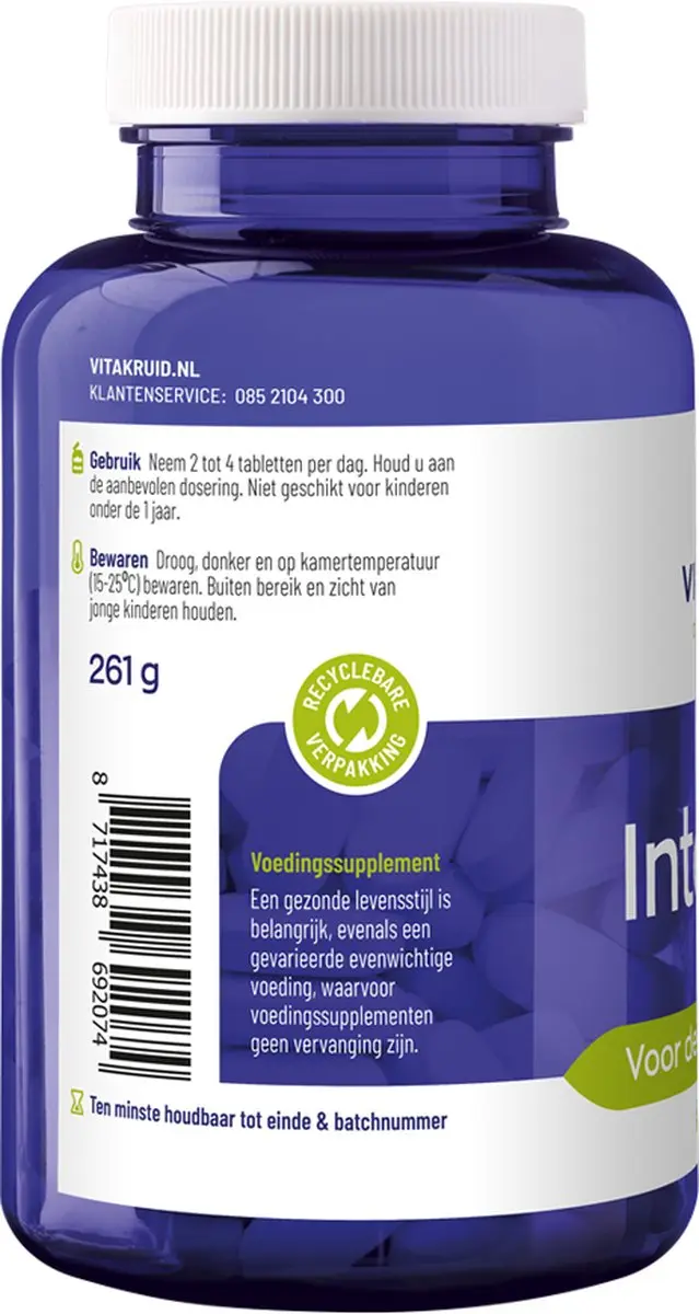 Vitakruid Intestina Darmformule - 120 Tabletten - afbeelding 6 van 6
