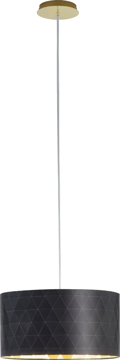 Eglo Dolorita Hanglamp 3 Lichts Ø500mm - Messing/Zwart