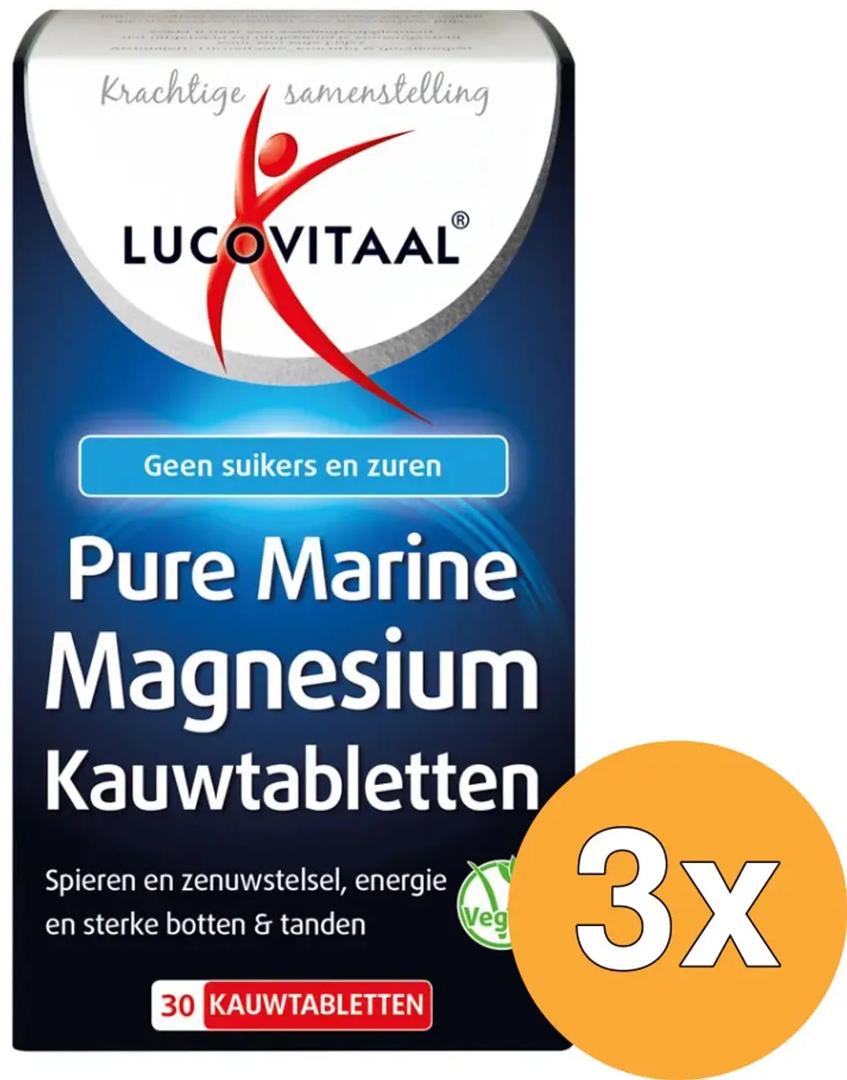 Lucovitaal Pure Marine Magnesium Kauwtabletten