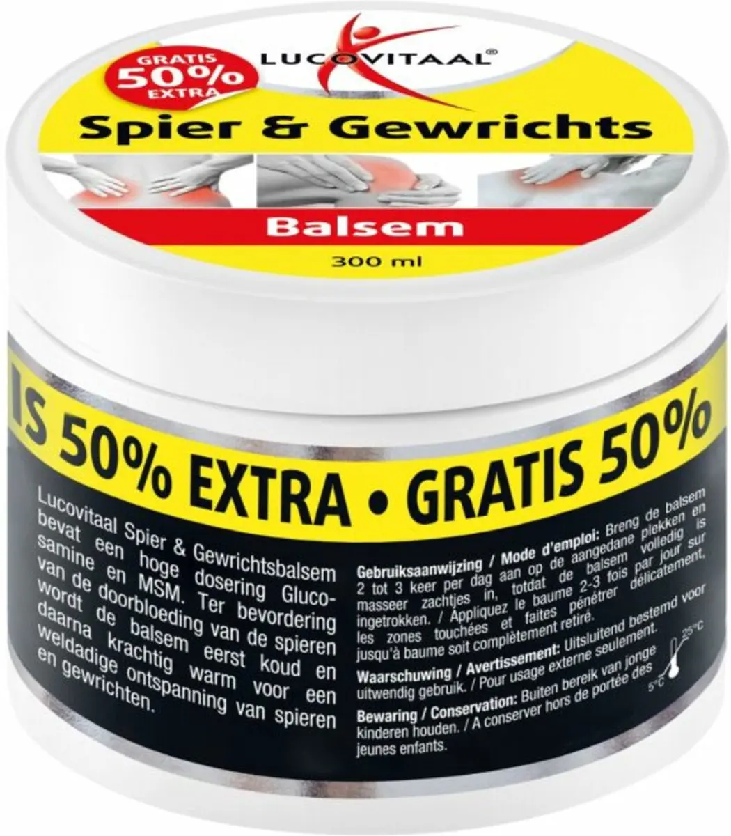 Lucovitaal Spier & Gewrichtsbalsem Extra 300ml