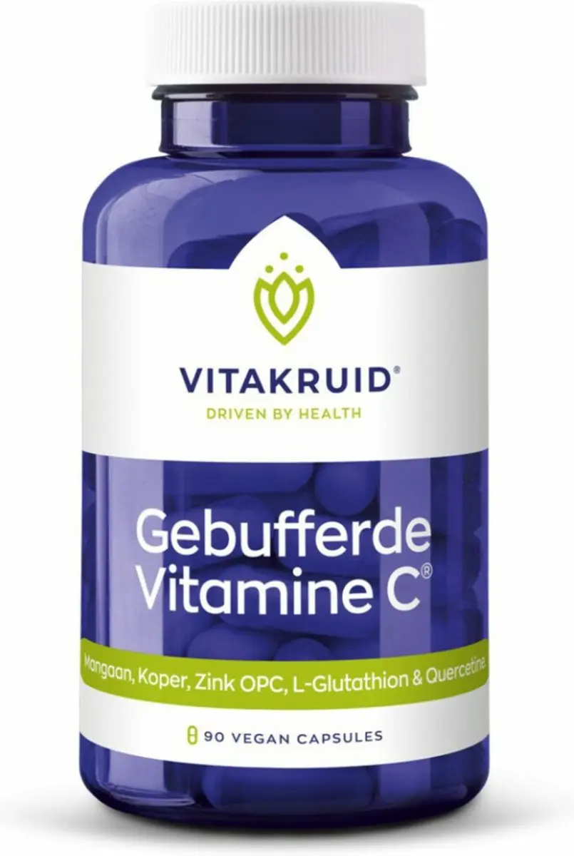 Vitakruid Gebufferde Vitamine C 180 Vegacapsules