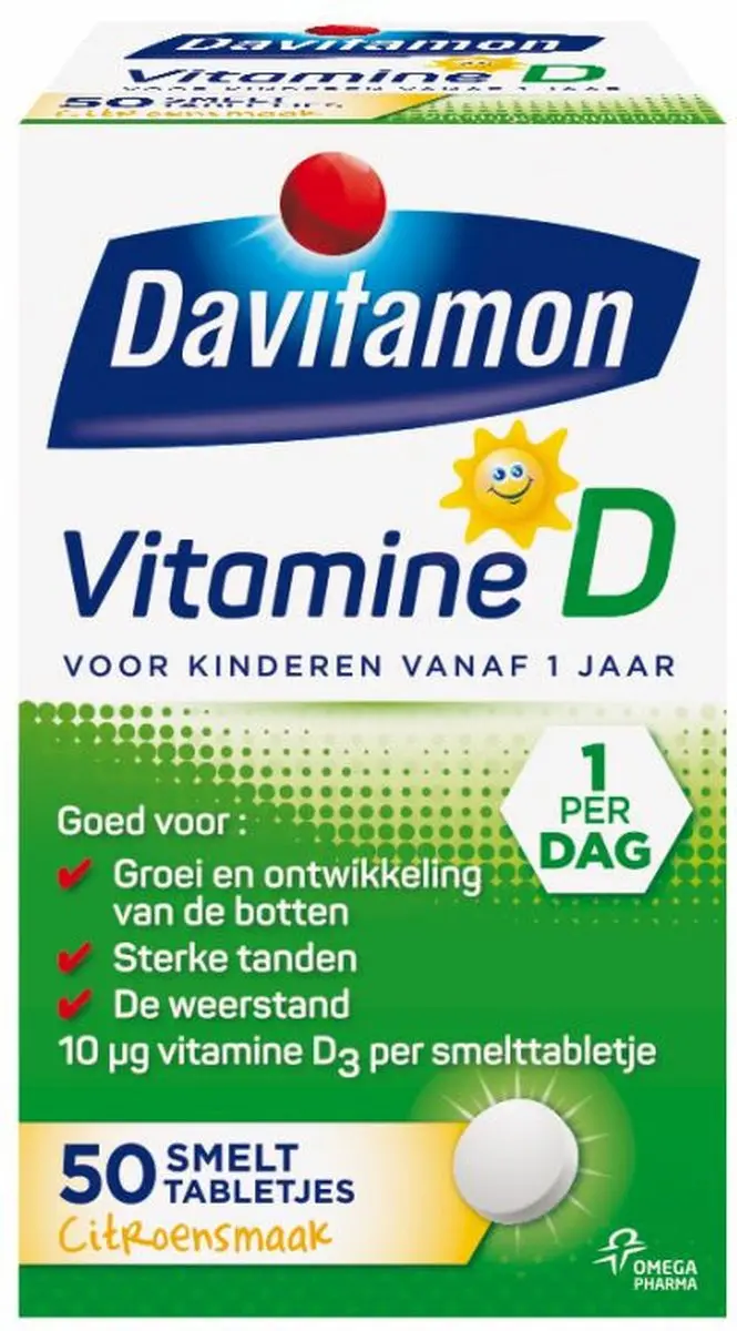Davitamon Vitamine D Kind Smelttabletten