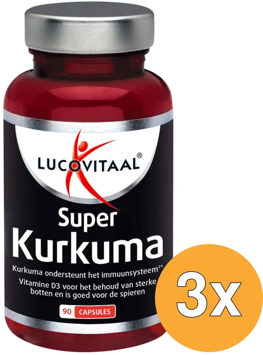 Lucovitaal Kurkuma X-tra Krachtig 90 Capsules