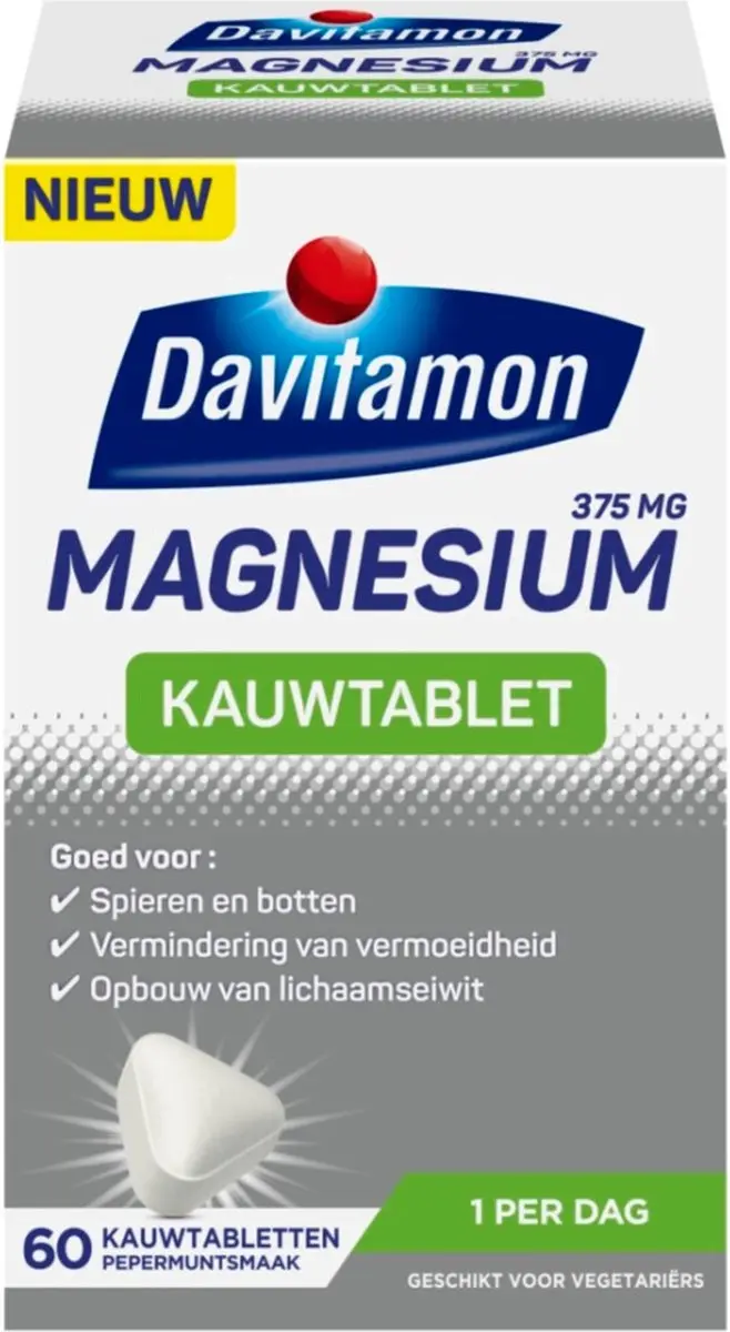 Davitamon Magnesium Kauwtabletten - 120 Stuks
